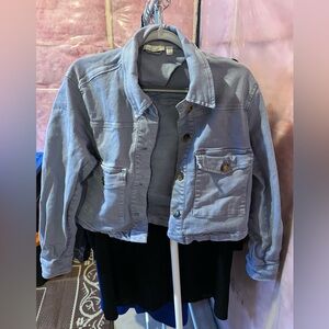 RD Style Soft Blue Jean Jacket
